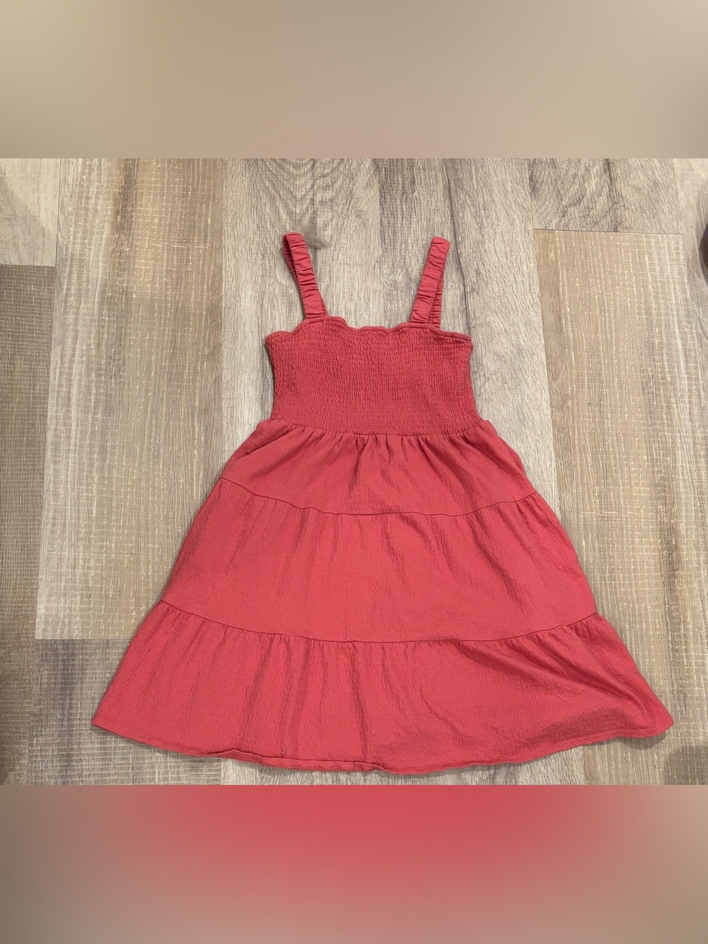 Maurice’s Tiered Coral Sundress